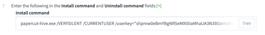 PaperCut Pocket/PaperCut Hive - print client /userkey
